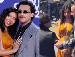 ¿Se enojó? Circula video de Ángela Aguilar ‘molesta’ luego de que Nodal no la mencionara en su discurso de los Latin Grammys