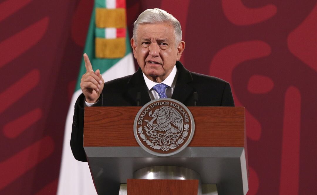 Andrés Manuel López Obrador, respaldó este martes el pacto de paz propuesto por la madre buscadora Delia Quiroa. Foto: EL UNIVERSAL / Carlos Mejía