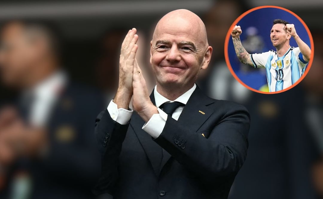 Resurgen comentario de Infantino en la que revela que “adora” a jugador argentino: “Metió el gol más hermoso”. Foto: (Photo by Paul ELLIS / AFP) / (AP Photo/Mike Stewart)