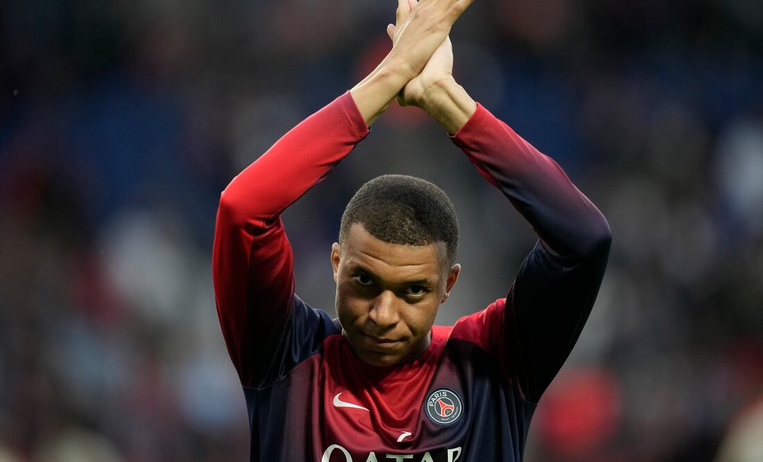 Mbappé se despide del PSG en la final de la Copa de Francia ante Lyon. Horario y dónde verlo. FOTO: AP / Christophe Ena