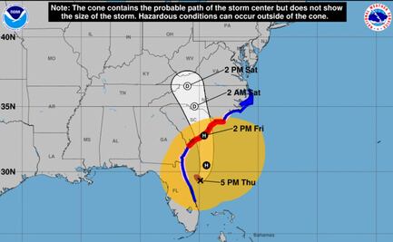Ian recobra fuerza y vuelve a ser huracán en el Atlántico, rumbo a las Carolinas