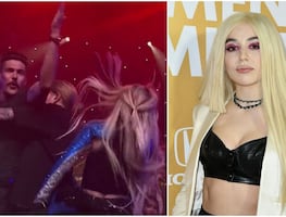 Video. Tras agresión a Bebe Rexha, hombre abofetea a Ava Max en pleno concierto