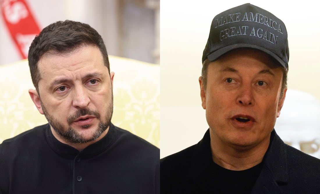 Elon Musk se burla de Zelenski por ropa que vistió en reunión con Trump; redes critican que “él tampoco usa traje”. Foto: AP / EFE