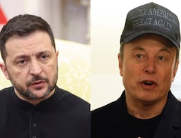 Elon Musk se burla de Zelenski por ropa que vistió en reunión con Trump; redes critican que “él tampoco usa traje”