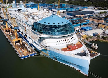El crucero más grande del mundo, cinco veces más grande que el Titanic, zarpará en enero de 2024