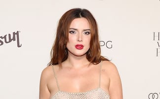 Bella Thorne se olvida del sostén y posa con vestido transparente en la gala Art of Elysium Heaven