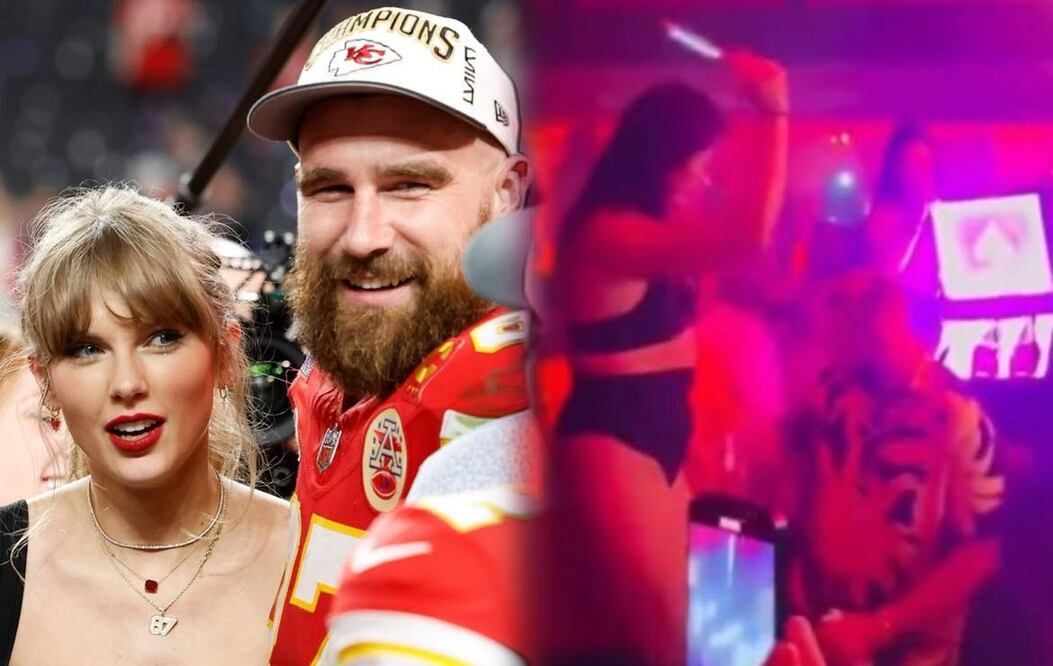 Captan a Travis Kelce bailando junto a varias mujeres tras dejar a Taylor Swift en Australia. Foto: EFE/X