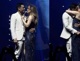 Carlos Rivera y Cynthia Rodríguez cantan juntos y apagan rumores con romántico beso