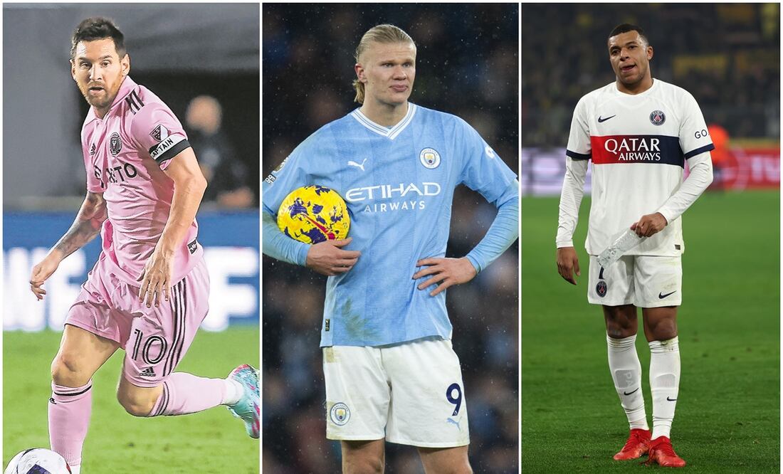El argentino Leo Messi, el noruego Erling Haaland y el francés Kylian Mbappe son los tres finalistas al premio The Best al Jugador Masculino de la FIFA 2023