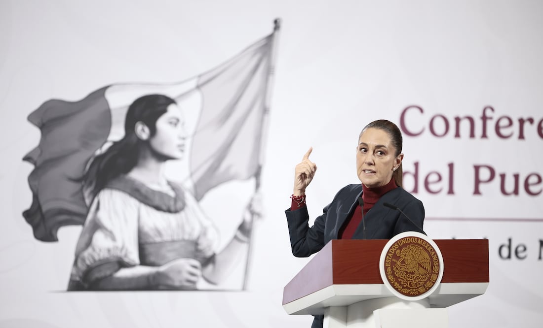 Sheinbaum descarta intervención militar de EE.UU.: ‘Hay quienes la piden, pero México no se subordinaEFE/José Méndez