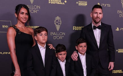 Antonela Roccuzzo posa junto a Messi ataviada con un espectacular atuendo total black