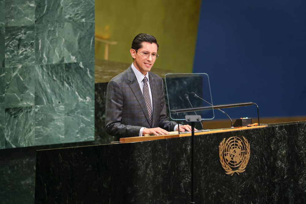 Roberto Velasco habla en la ONU: así es el mensaje del canciller en la Asamblea General. Foto: EFE/EPA/SARAH YENESEL