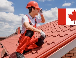 Trabaja en Canadá colocando tejas en techos y gana $30,800; sin inglés ni francés