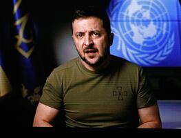 Zelenski asegura que Moscú ayudó a Hamás en su ataque a Israel