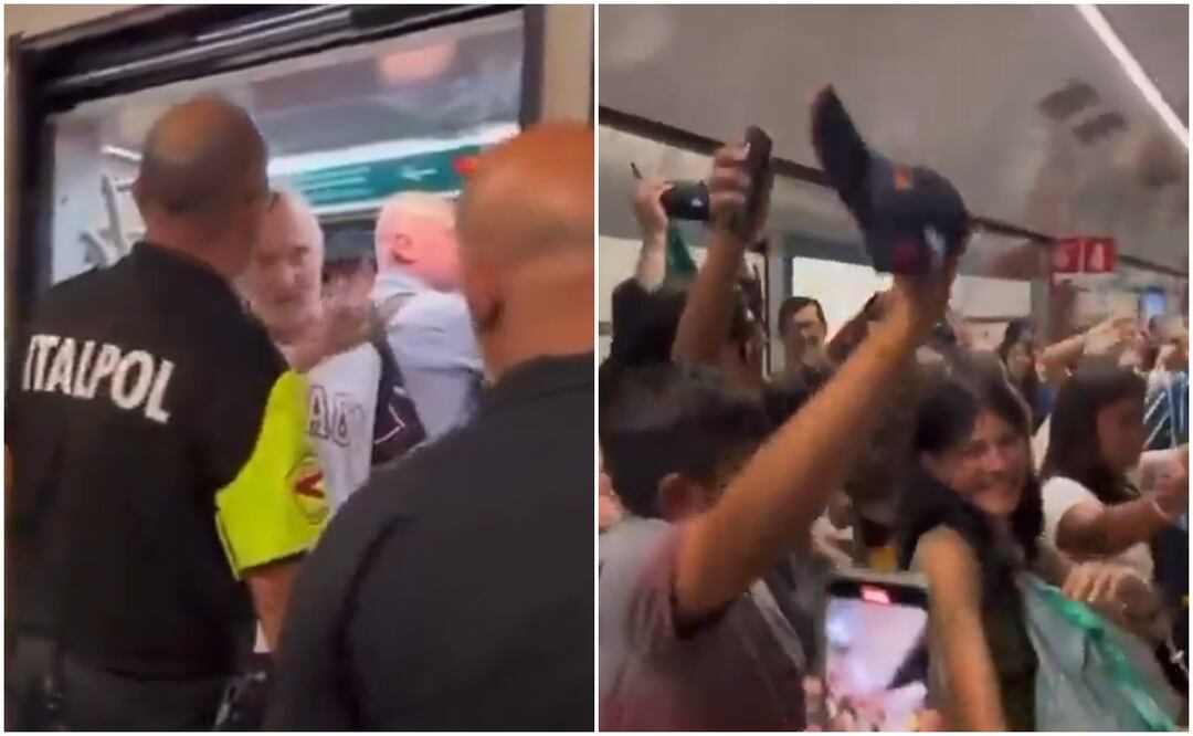 'Imagine' suena en el metro de Roma: mexicanos responden con música a enojo de italiano. Foto: X /Video