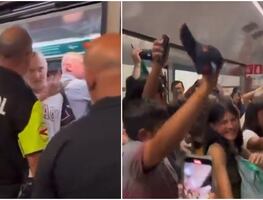 Italiano agrede a mexicanos en el Metro de Roma y ellos le dan ingeniosa respuesta. VIDEO