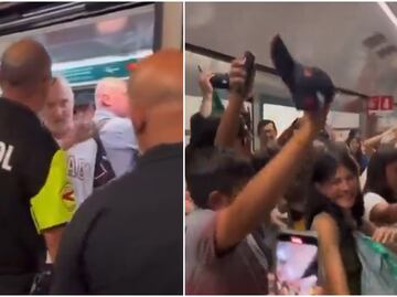 Italiano agrede a mexicanos en el Metro de Roma y ellos le dan ingeniosa respuesta. VIDEO
