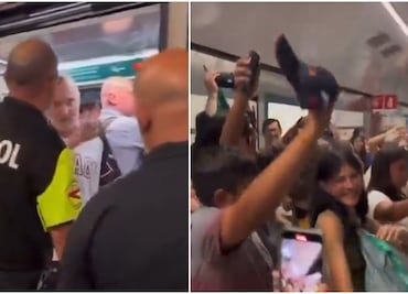 Italiano agrede a mexicanos en el Metro de Roma y ellos le dan ingeniosa respuesta. VIDEO