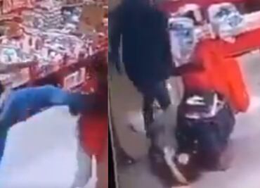 Dos mujeres y un hombre golpean y patean la cara de trabajadoras de Tiendas 3B