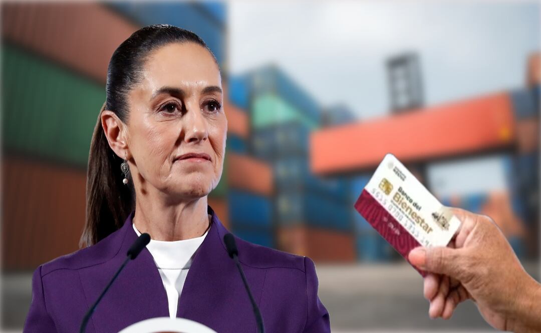 Pago de la Pensión Bienestar, ¿en riesgo por aranceles de Estados Unidos? Sheinbaum responde. Foto: EFE / Banco del Bienestar