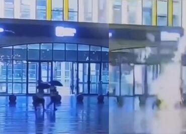 Impactante rayo golpea a pareja y sobrevive; video se viraliza