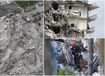 Bomberos declaran fin de búsqueda de cadáveres en edificio de Florida