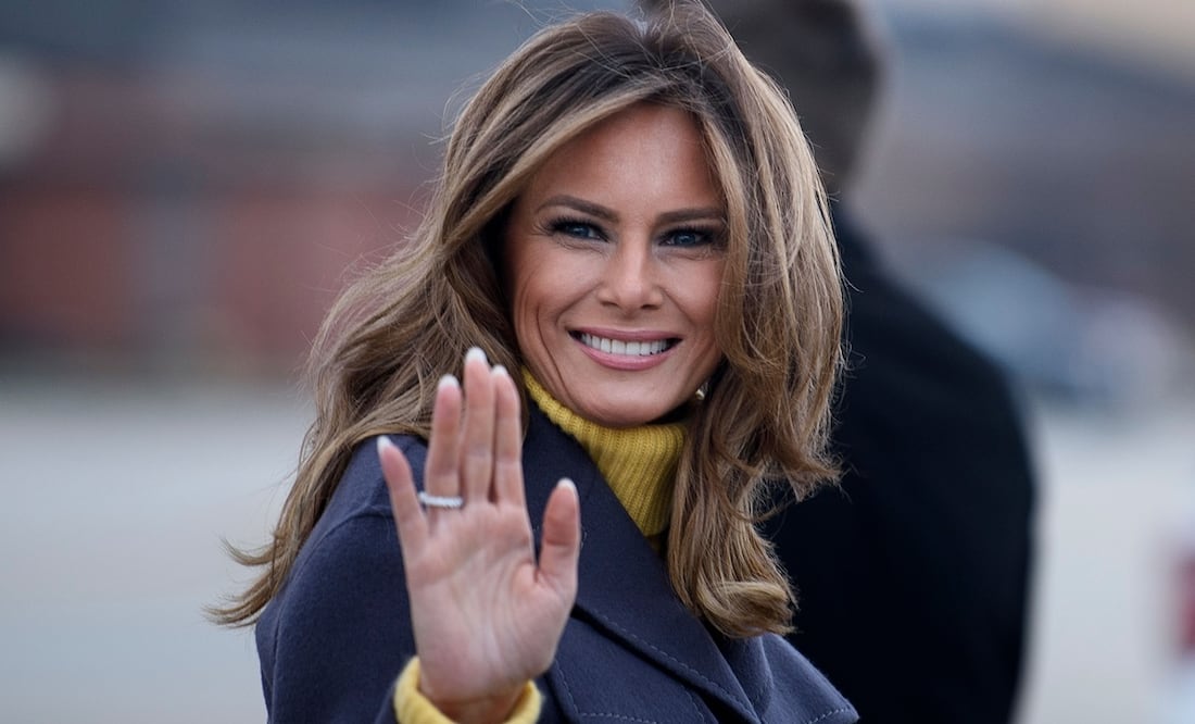 Melania Trump defiende su etapa como modelo sin ropa: “Me enorgullezco”. Foto: AFP