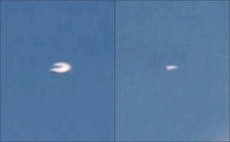 Imagen inédita: OVNI sobrevuela Canadá antes de ser derribado por un caza estadounidense