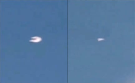 Imagen inédita: OVNI sobrevuela Canadá antes de ser derribado por un caza estadounidense