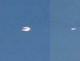 Imagen inédita: OVNI sobrevuela Canadá antes de ser derribado por un caza estadounidense