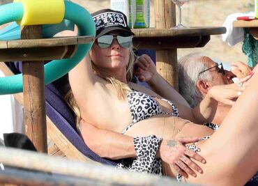 Heidi Klum y el bikini animal print con el que encendió el verano en Italia