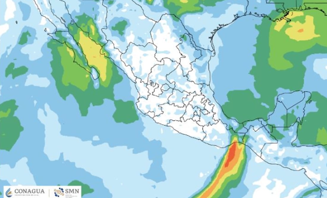 Frente Frío Número 9: Viento y Bancos de Niebla en México. Foto: @conagua_clima