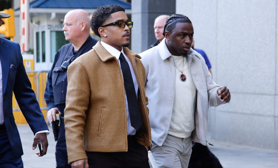 Hijos de Diddy lloran en corte y piden segunda oportunidad para su padre (Photo by Leonardo Munoz / AFP)