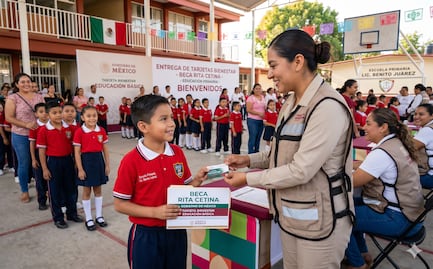 ¡Que no se te pase! Las escuelas que reciben la tarjeta de la Beca Rita Cetina hoy lunes 18 de mayo