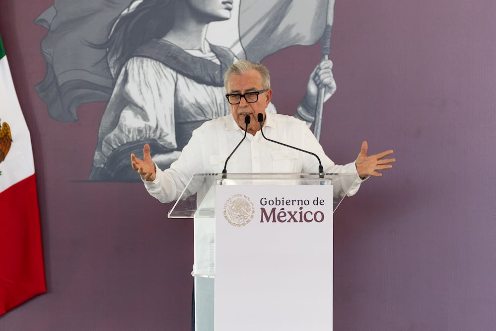 Rubén Rocha Moya rechaza acusaciones de Estados Unidos y las califica como “calumnia sin fundamento”. Foto Hugo Salvador El Universal