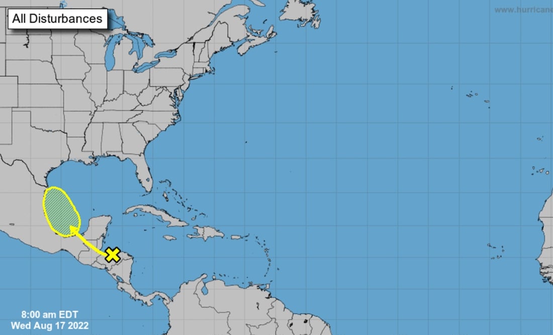 Tomada de twitter nhc atlantic