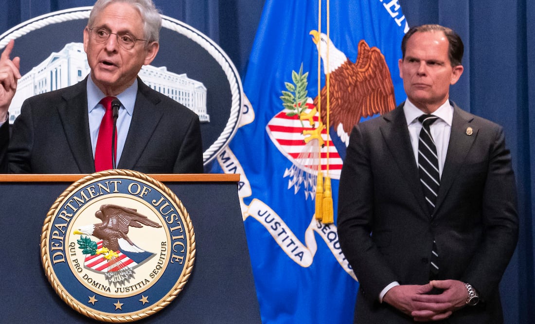 Hacienda: EU no ha entregado pruebas contra bancos mexicanos por lavado vinculado al fentanilo. (AP Photo/Nathan Howard, File)