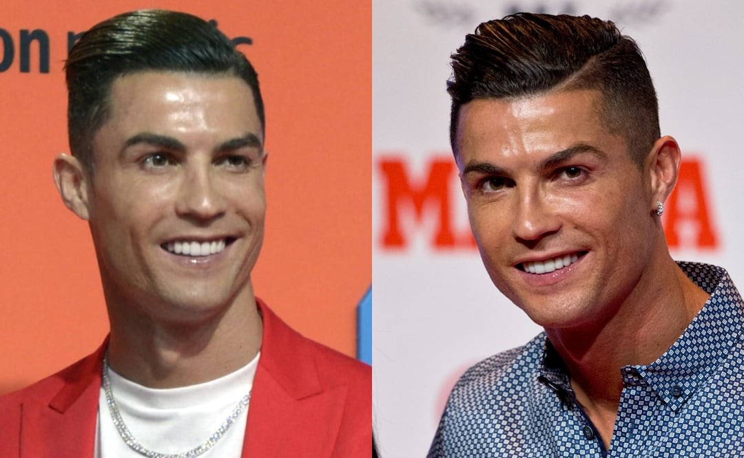 Cristiano Ronaldo estrena look rubio tras su boda con Georgina Rodríguez y sorprende a sus fans. Foto: (Photo by CRISTINA QUICLER / AFP) / (Foto AP/Paul White, Archivo)