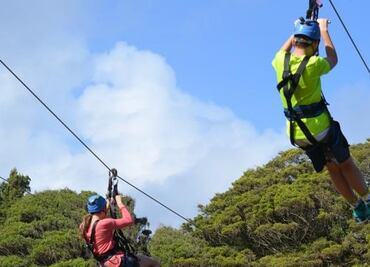 Recorre las mejores atracciones de Hawái con un tour en tirolesa