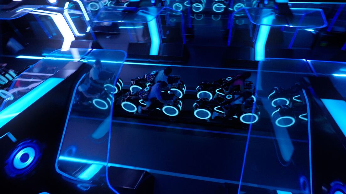(Cortesía DISNEY) TRON Lightcycle / Run