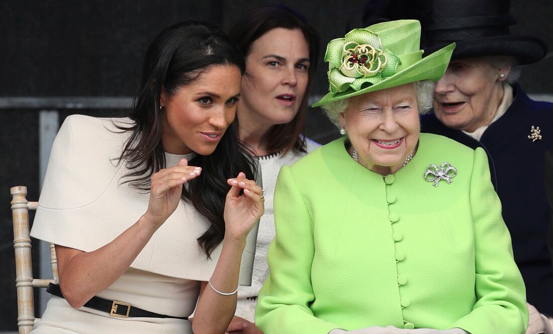 Así fue la primera vez en que la reina Isabel regañó a Meghan Markle: “¡En esta familia no…!”. Foto: AP