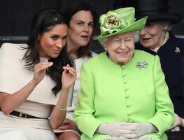 Así fue la primera vez en que la reina Isabel regañó a Meghan Markle: “¡En esta familia no…!”