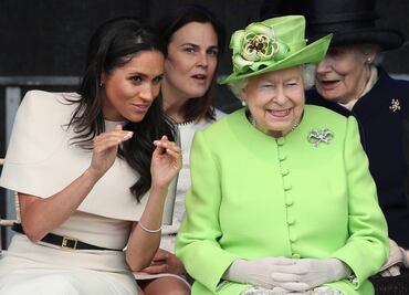 Así fue la primera vez en que la reina Isabel regañó a Meghan Markle: “¡En esta familia no…!”