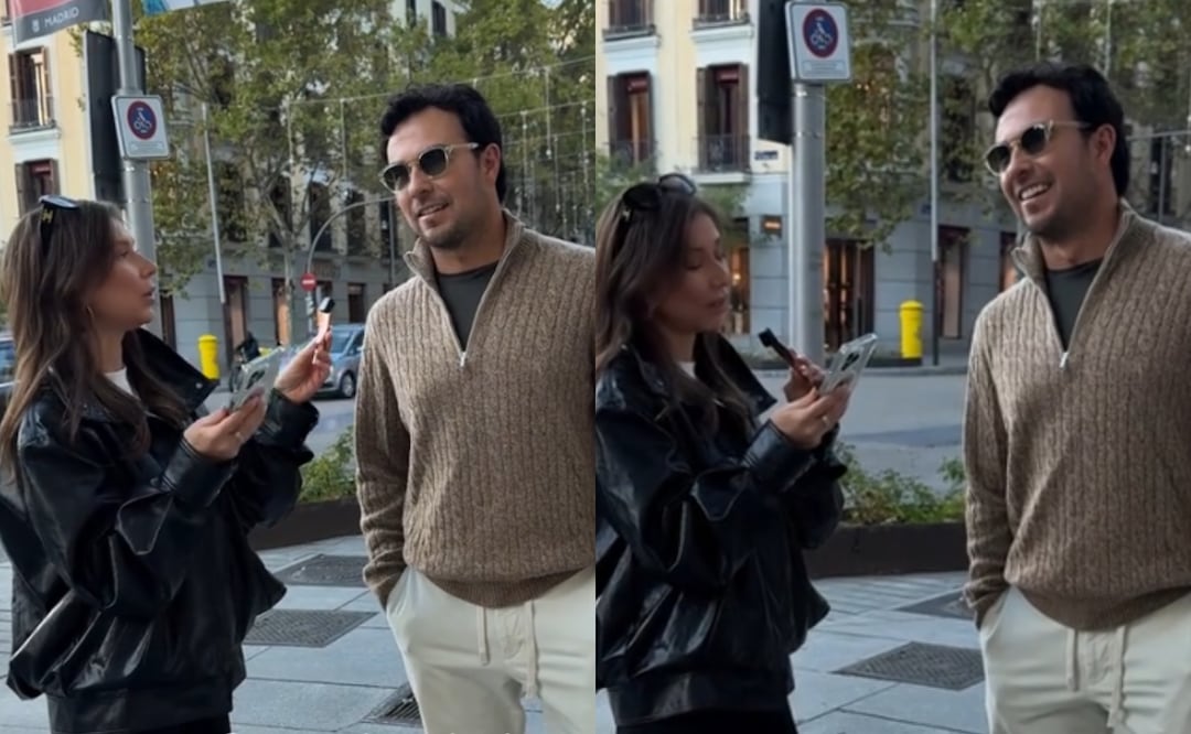 Tunden a influencer que entrevistó a Checo Pérez sin saber que era piloto de la F1. Foto: Tomada de TikTok @mer.gordeeva