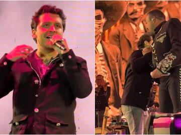 Christian Nodal canta con Pepe Aguilar y lo critican por subir de peso: “Cazzu te tenía mejor”