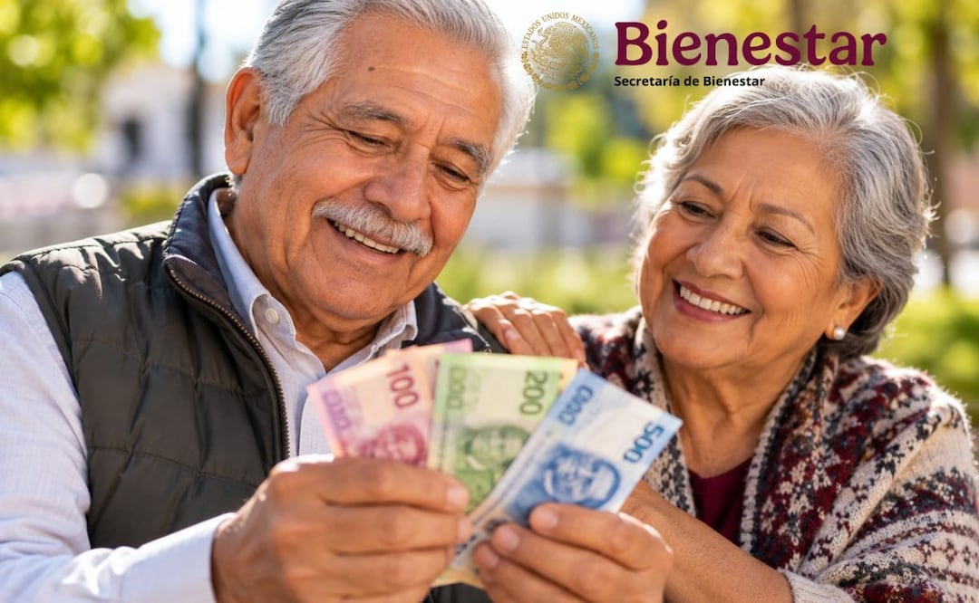 ¿Subirá la Pensión Bienestar en 2027? Esto se sabe del próximo aumento para adultos mayores. Foto: Canva IA / Secretaría de Bienestar