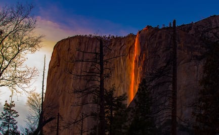 ‘La Cascada de Fuego’, el impactante fenómeno que atrae a miles al parque Yosemite