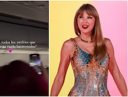 Taylor Swift en México. Volaris y Viva Aerobús reciben a swifties con canciones antes de aterrizar