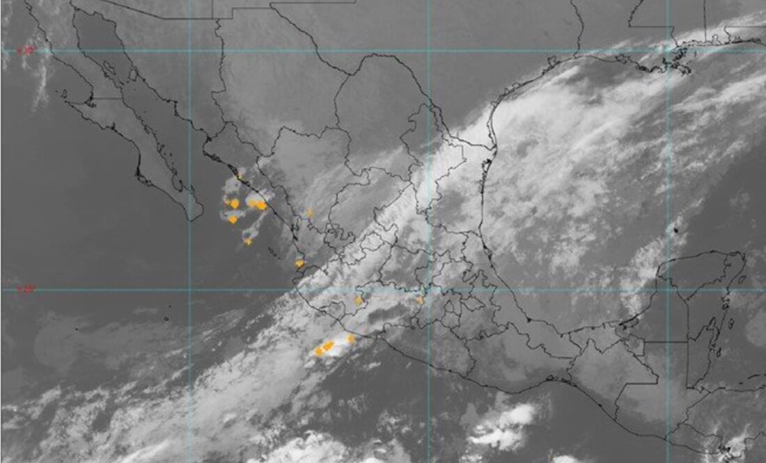 Clima en el Valle de México: Ambiente frío y lluvioso; posible aguanieve en cimas montañosas. Foto twitter @conagua_clima