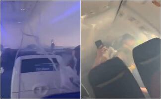 Video. Humo en cabina desata pánico entre pasajeros durante vuelo hacia Florida